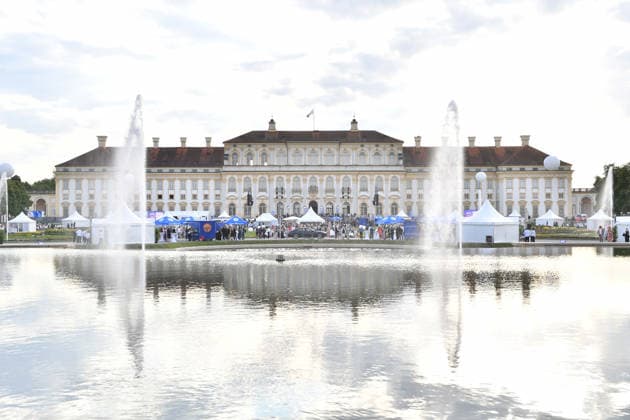 Übersicht Sommerempfang des Bayerischen Landtags 2026 Neuen Schloss Schleißheim München 21. Juli 2026 *** Overview: 2026 Summer Reception of the Bavarian State Parliament, New Schleißheim Palace, Munich, July 21, 2026