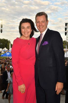 Dorothee Bär und Oliver Bär Sommerempfang des Bayerischen Landtags 2026 Neuen Schloss Schleißheim München 21. Juli 2026 *** Dorothee Bär and Oliver Bär, 2026 Summer Reception of the Bavarian State Parliament, New Palace of Schleißheim, Munich, July 21, 2026