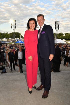Dorothee Bär und Oliver Bär Sommerempfang des Bayerischen Landtags 2026 Neuen Schloss Schleißheim München 21. Juli 2026 *** Dorothee Bär and Oliver Bär, 2026 Summer Reception of the Bavarian State Parliament, New Palace of Schleißheim, Munich, July 21, 2026
