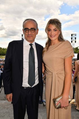 Fausto Panebianco (Konsul General of Italy) und Sara Steinbach Sommerempfang des Bayerischen Landtags 2026 Neuen Schloss Schleißheim München 21. Juli 2026 *** Fausto Panebianco, Consul General of Italy, and Sara Steinbach, 2026 Summer Reception of the Bavarian State Parliament, New Palace of Schleißheim, Munich, July 21, 2026