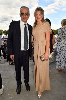 Fausto Panebianco (Konsul General of Italy) und Sara Steinbach Sommerempfang des Bayerischen Landtags 2026 Neuen Schloss Schleißheim München 21. Juli 2026 *** Fausto Panebianco, Consul General of Italy, and Sara Steinbach, 2026 Summer Reception of the Bavarian State Parliament, New Palace of Schleißheim, Munich, July 21, 2026
