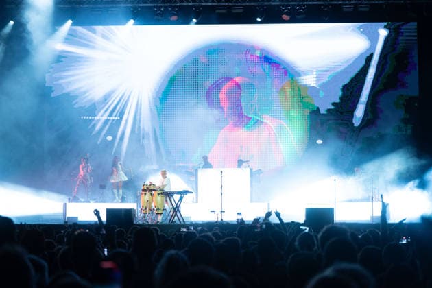 July 22, 2026, Belgrade, Central Serbia, Serbia: 2026721, Belgrade, Serbia - American musician Moby performs live on stage as part of his Live 2026 tour, promoting his latest album Future Quiet , during a concert at the Lower Town of Belgrade Fortress in Belgrade. Belgrade Serbia - ZUMAd223 20260722_zip_d223_011 Copyright: xMarkoxDimicx