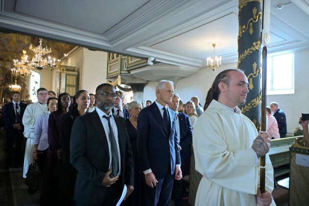 22. juli markering i Oslo domkirke Oslo 20260722. 22. juli markeringen i Oslo Domkirke. I ar er det 15 ar siden terrorangrepet hvor 77 mennesker mistet livet i 2011. Foto: Annika Byrde NTB POOL Oslo Norge NV83tOZF75U EDITORIAL USE ONLY Ref:_BNC_POLNV83tOZF75U.jpg *** July 22 Commemoration at Oslo Cathedral, Oslo, July 22, 2026 The July 22 commemoration at Oslo Cathedral. This year marks 15 years since the terrorist attack in which 77 people lost their lives in 2011. Photo: Annika Byrde, NTB POOL, Oslo, Norway, NV83tOZF75U EDITORIAL USE ONLY Ref BNC POLNV83tOZF75U jpg  Copyright: xAnnikaxByrdex xNTBx