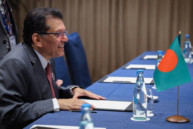PHILIPPINES, MANILA - JULY 22, 2026: Bangladesh s Minister of Foreign Affairs Khalilur Rahman during a meeting with Russia s Minister of Foreign Affairs Lavrov on the sidelines of ASEAN-led events. Video grab. Best quality available. Russian Foreign Ministry TASS  95321391