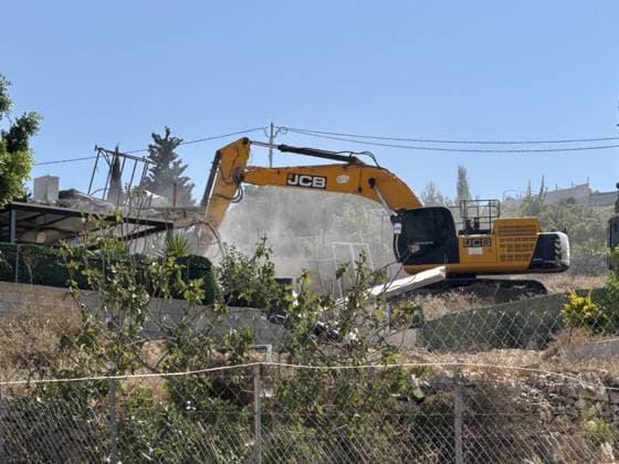 Israeli forces demolish four Palestinian homes in West Bank BETHLEHEM, WEST BANK, PALESTINE - JULY 22: Israeli military forces demolish four Palestinian homes in Nahhalin village on the grounds that they are built without permits in Bethlehem, West Bank, Palestine on July 22, 2026. Hisham K. K. Abu Shaqra Anadolu Bethlehem West Bank. Editorial use only. Please get in touch for any other usage.  Copyright: x2026xAnadoluxHishamxK.xK.xAbuxShaqrax