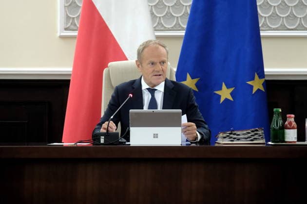 RECORD DATE NOT STATED Warszawa KPRM 21.07.2026 Posiedzenie Rady Ministrow --- Warsaw, Chancellery of the Prime Minister, 21 July 2026 – Meeting of the Council of Ministers – Government of Poland N Z Donald Tusk FOT. TEDI NEWSPIX.PL NEWSPIX.PL --- newspix.pl 