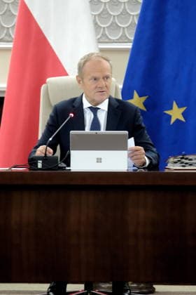RECORD DATE NOT STATED Warszawa KPRM 21.07.2026 Posiedzenie Rady Ministrow --- Warsaw, Chancellery of the Prime Minister, 21 July 2026 – Meeting of the Council of Ministers – Government of Poland N Z Donald Tusk FOT. TEDI NEWSPIX.PL NEWSPIX.PL --- newspix.pl 