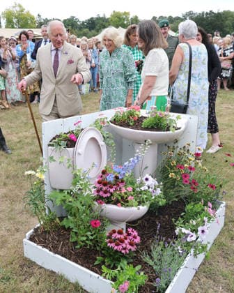 . 22 07 2026. Sandringham, United Kingdom. King Charles III and Queen Camilla at the Sandringham Flower Show, United Kingdom. The event was the first Royal Horticultural Society (RHS) show to be held at the Sandringham Estate.  xPoolx xi-Imagesx IIM-26916-0049