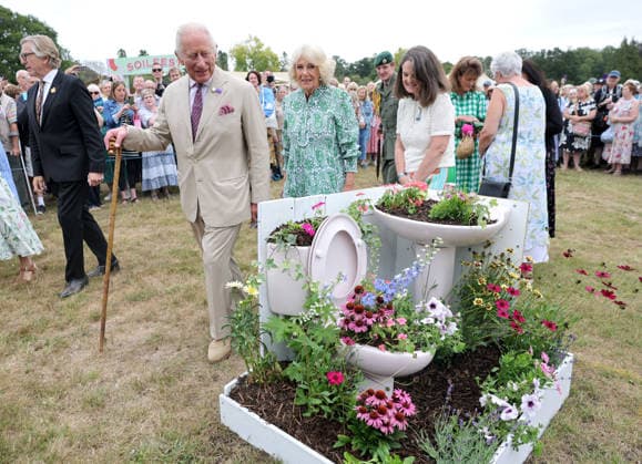 . 22 07 2026. Sandringham, United Kingdom. King Charles III and Queen Camilla at the Sandringham Flower Show, United Kingdom. The event was the first Royal Horticultural Society (RHS) show to be held at the Sandringham Estate.  xPoolx xi-Imagesx IIM-26916-0050