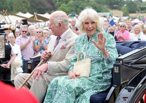 . 22 07 2026. Sandringham, United Kingdom. King Charles III and Queen Camilla at the Sandringham Flower Show, United Kingdom. The event was the first Royal Horticultural Society (RHS) show to be held at the Sandringham Estate.  xPoolx xi-Imagesx IIM-26916-0059