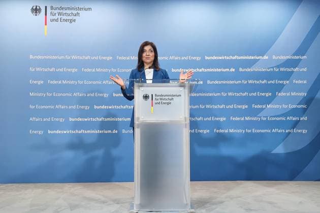 Berlin, Deutschland, 22.07.2026: Wirtschaftsministerium: Pressestatement zur Start-up- und Scale-up-Strategie: Bundesministerin für Wirtschaft und Energie Katherina Reiche (CDU) *** Berlin, Germany, July 22, 2026 Ministry of Economic Affairs Press Statement on the Startup and Scale-up Strategy Federal Minister for Economic Affairs and Energy Katherina Reiche, CDU Copyright: xdtsxNachrichtenagenturx dts_128287