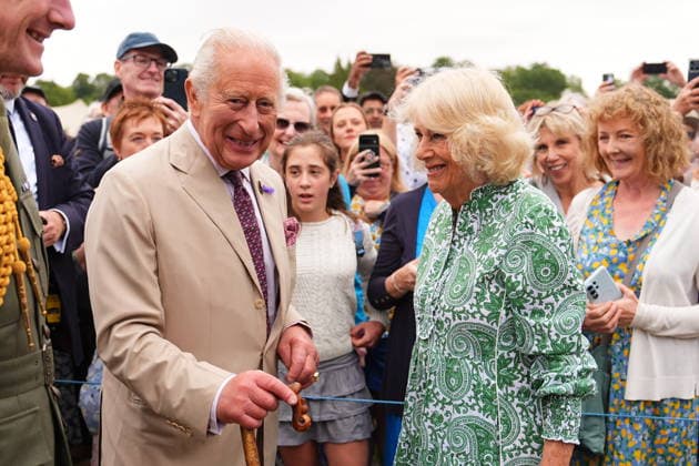 Royal visit to RHS Sandringham Flower Show King Charles III, Patron of the Royal Horticultural Society (RHS), and Queen Camilla during a visit to the RHS Sandringham Flower Show, which is being held for the first time this year on the Sandringham Estate in Norfolk. Picture date: Wednesday July 22, 2026., Credit:Aaron Chown PA ROTA - B68 Avalon UK, Sandringham  Copyright: xAaronxChownx xPAxROTAx-xB68x xAvalonx 1117886500
