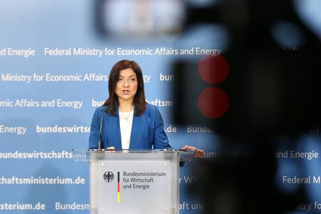 Berlin, Deutschland, 22.07.2026: Wirtschaftsministerium: Pressestatement zur Start-up- und Scale-up-Strategie: Bundesministerin für Wirtschaft und Energie Katherina Reiche (CDU) *** Berlin, Germany, July 22, 2026 Ministry of Economic Affairs Press Statement on the Startup and Scale-up Strategy Federal Minister for Economic Affairs and Energy Katherina Reiche, CDU Copyright: xdtsxNachrichtenagenturx dts_128270