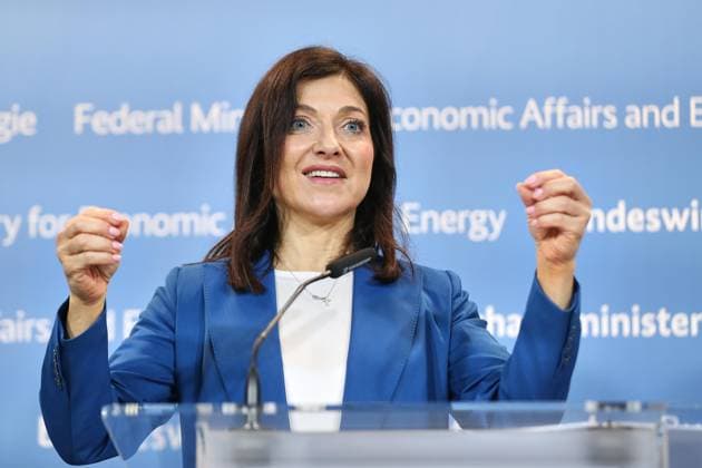 Berlin, Deutschland, 22.07.2026: Wirtschaftsministerium: Pressestatement zur Start-up- und Scale-up-Strategie: Bundesministerin für Wirtschaft und Energie Katherina Reiche (CDU) *** Berlin, Germany, July 22, 2026 Ministry of Economic Affairs Press Statement on the Startup and Scale-up Strategy Federal Minister for Economic Affairs and Energy Katherina Reiche, CDU Copyright: xdtsxNachrichtenagenturx dts_128296