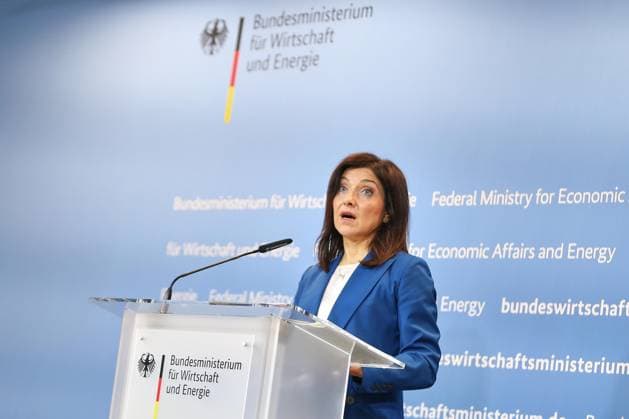 Berlin, Deutschland, 22.07.2026: Wirtschaftsministerium: Pressestatement zur Start-up- und Scale-up-Strategie: Bundesministerin für Wirtschaft und Energie Katherina Reiche (CDU) *** Berlin, Germany, July 22, 2026 Ministry of Economic Affairs Press Statement on the Startup and Scale-up Strategy Federal Minister for Economic Affairs and Energy Katherina Reiche, CDU Copyright: xdtsxNachrichtenagenturx dts_128307