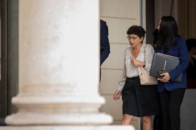 Weekly Cabinet Meeting - Paris France s Environment Minister Monique Barbut leaves after the weekly cabinet meeting at the Elysee Palace in Paris on July 22, 2026.Photo by Eliot Blondet ABACAPRESS.COM Paris France France  Copyright: xBlondetxEliot ABACAx