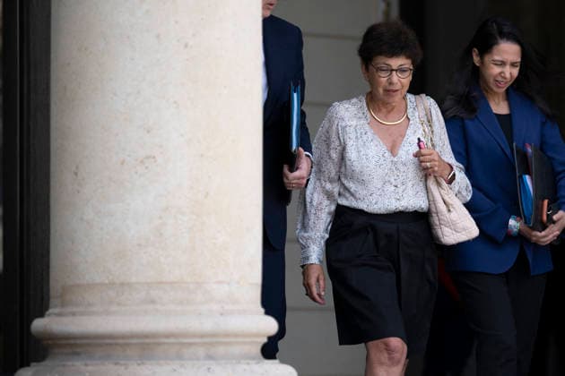 Weekly Cabinet Meeting - Paris France s Environment Minister Monique Barbut leaves after the weekly cabinet meeting at the Elysee Palace in Paris on July 22, 2026.Photo by Eliot Blondet ABACAPRESS.COM Paris France France  Copyright: xBlondetxEliot ABACAx