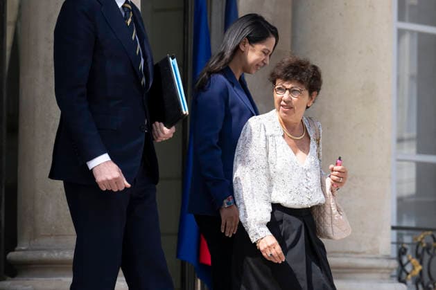 Weekly Cabinet Meeting - Paris France s Environment Minister Monique Barbut leaves after the weekly cabinet meeting at the Elysee Palace in Paris on July 22, 2026.Photo by Eliot Blondet ABACAPRESS.COM Paris France France  Copyright: xBlondetxEliot ABACAx