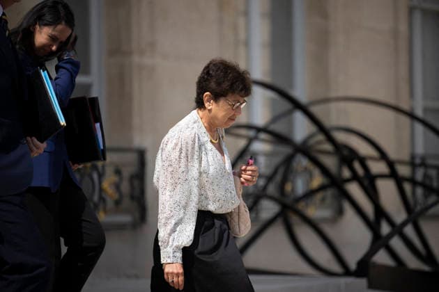 Weekly Cabinet Meeting - Paris France s Environment Minister Monique Barbut leaves after the weekly cabinet meeting at the Elysee Palace in Paris on July 22, 2026.Photo by Eliot Blondet ABACAPRESS.COM Paris France France  Copyright: xBlondetxEliot ABACAx