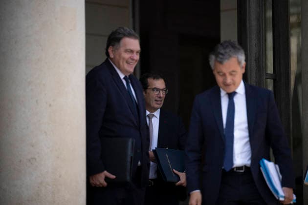 Weekly Cabinet Meeting - Paris French Labour Minister Jean Pierre Farandou leaves after the weekly cabinet meeting at the Elysee Palace in Paris on July 22, 2026.Photo by Eliot Blondet ABACAPRESS.COM Paris France France  Copyright: xBlondetxEliot ABACAx