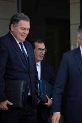 Weekly Cabinet Meeting - Paris French Labour Minister Jean Pierre Farandou leaves after the weekly cabinet meeting at the Elysee Palace in Paris on July 22, 2026.Photo by Eliot Blondet ABACAPRESS.COM Paris France France  Copyright: xBlondetxEliot ABACAx
