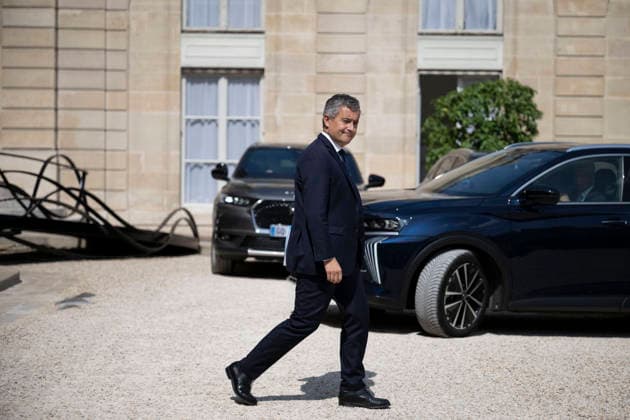 Weekly Cabinet Meeting - Paris French justice Minister Gerald Darmanin leaves after the weekly cabinet meeting at the Elysee Palace in Paris on July 22, 2026.Photo by Eliot Blondet ABACAPRESS.COM Paris France France  Copyright: xBlondetxEliot ABACAx