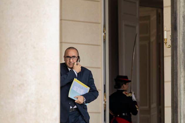 Weekly Cabinet Meeting - Paris French Interior Minister Laurent Nunez leaves after the weekly cabinet meeting at the Elysee Palace in Paris on July 22, 2026.Photo by Eliot Blondet ABACAPRESS.COM Paris France France  Copyright: xBlondetxEliot ABACAx