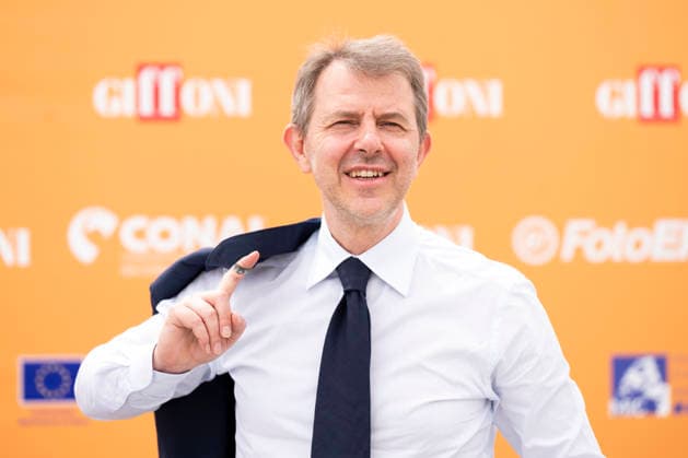 July 22, 2026, Giffoni Valle Piana, Salerno, Italy: Italian journalist Francesco Giorgino attends the photocall at 56th Giffoni Film Festival 2026 in Giffoni Valle Piana, Salerno, Italy on July 22, 2026. Giffoni Valle Piana Italy - ZUMAl175 20260722_zip_l175_013 Copyright: xFrancescoxLucianox