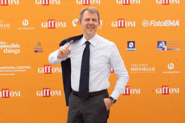 56th Giffoni Film Festival - Francesco Giorgino Photocall Francesco Giorgino poses during the photocall of the 56th Giffoni Film Festival in Giffoni Valle Piana, Italy on July 22, 2026. Photo by Andrea Bracaglia ABACAPRESS.COM Giffoni Valle Piana Italy Italy  Copyright: xBracagliaxAndrea ABACAx