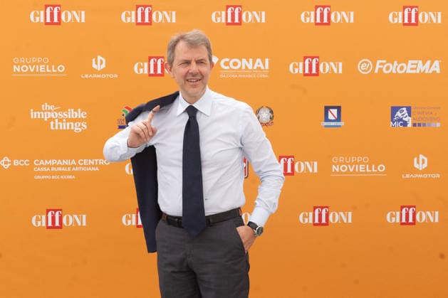 56th Giffoni Film Festival - Francesco Giorgino Photocall Francesco Giorgino poses during the photocall of the 56th Giffoni Film Festival in Giffoni Valle Piana, Italy on July 22, 2026. Photo by Andrea Bracaglia ABACAPRESS.COM Giffoni Valle Piana Italy Italy  Copyright: xBracagliaxAndrea ABACAx