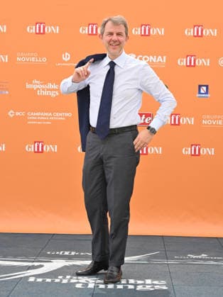 July 22, 2026, Giffoni Valle Piana, Salerno, Italy: Francesco Giorgino attends the photocall at the 2026 Giffoni Film Festival. Giffoni Valle Piana Italy - ZUMAs197 20260722_aaa_s197_041 Copyright: xAntoninoxD™Espositox