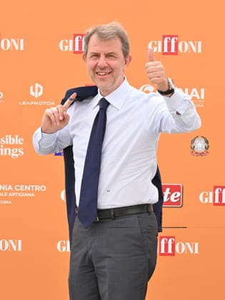 July 22, 2026, Giffoni Valle Piana, Salerno, Italy: Francesco Giorgino attends the photocall at the 2026 Giffoni Film Festival. Giffoni Valle Piana Italy - ZUMAs197 20260722_aaa_s197_047 Copyright: xAntoninoxD™Espositox
