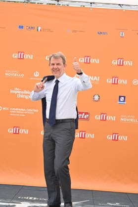 July 22, 2026, Giffoni Valle Piana, Salerno, Italy: Francesco Giorgino attends the photocall at the 2026 Giffoni Film Festival. Giffoni Valle Piana Italy - ZUMAs197 20260722_aaa_s197_048 Copyright: xAntoninoxD™Espositox