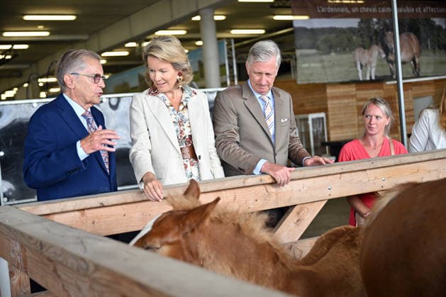 King Philippe and Queen Mathilde visit Libramont Agricultural Fair LIBRAMONT, BELGIUM - JULY 22: Belgium s King Philippe and Queen Mathilde visit the Libramont Agricultural, Forestry and Agri-Food Fair (Foire de Libramont) in Libramont, Belgium, on July 22, 2026. Belgian royal couple met with farmers, exhibitors and participants at the fair, which is recognized as one of Europe s leading outdoor exhibitions dedicated to sustainable agriculture, forestry and rural development. Dursun Aydemir Anadolu Libramont Belgium. Editorial use only. Please get in touch for any other usage.  Copyright: x2026xAnadoluxDursunxAydemirx