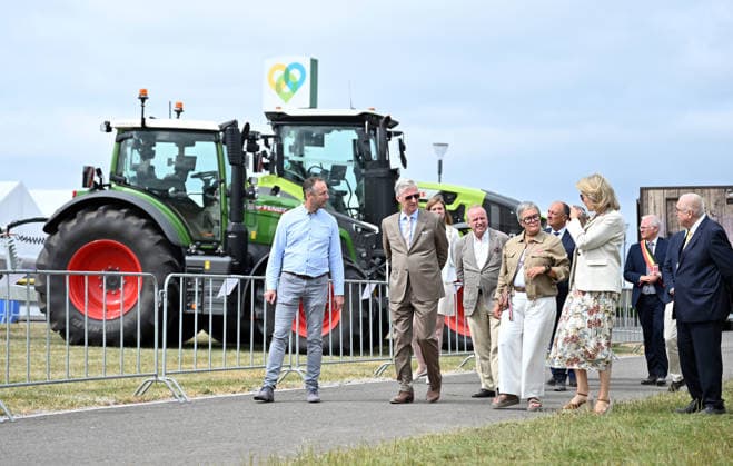 King Philippe and Queen Mathilde visit Libramont Agricultural Fair LIBRAMONT, BELGIUM - JULY 22: Belgium s King Philippe and Queen Mathilde visit the Libramont Agricultural, Forestry and Agri-Food Fair (Foire de Libramont) in Libramont, Belgium, on July 22, 2026. Belgian royal couple met with farmers, exhibitors and participants at the fair, which is recognized as one of Europe s leading outdoor exhibitions dedicated to sustainable agriculture, forestry and rural development. Dursun Aydemir Anadolu Libramont Belgium. Editorial use only. Please get in touch for any other usage.  Copyright: x2026xAnadoluxDursunxAydemirx