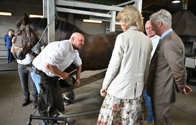 King Philippe and Queen Mathilde visit Libramont Agricultural Fair LIBRAMONT, BELGIUM - JULY 22: Belgium s King Philippe and Queen Mathilde visit the Libramont Agricultural, Forestry and Agri-Food Fair (Foire de Libramont) in Libramont, Belgium, on July 22, 2026. Belgian royal couple met with farmers, exhibitors and participants at the fair, which is recognized as one of Europe s leading outdoor exhibitions dedicated to sustainable agriculture, forestry and rural development. Dursun Aydemir Anadolu Libramont Belgium. Editorial use only. Please get in touch for any other usage.  Copyright: x2026xAnadoluxDursunxAydemirx
