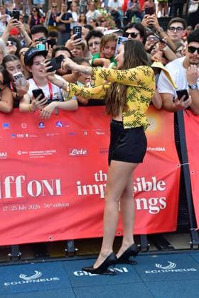 IPA86900448 - Giffoni Vallepiana Giffoni Festival 2026, Pictured: Sarah Toscano  Copyright: xVincenzoxLandix xVincenzoxLandix 86900448
