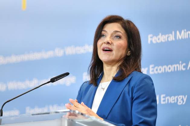 Berlin, Deutschland, 22.07.2026: Wirtschaftsministerium: Pressestatement zur Start-up- und Scale-up-Strategie: Bundesministerin für Wirtschaft und Energie Katherina Reiche (CDU) *** Berlin, Germany, July 22, 2026 Ministry of Economic Affairs Press Statement on the Startup and Scale-up Strategy Federal Minister for Economic Affairs and Energy Katherina Reiche, CDU Copyright: xdtsxNachrichtenagenturx dts_128306
