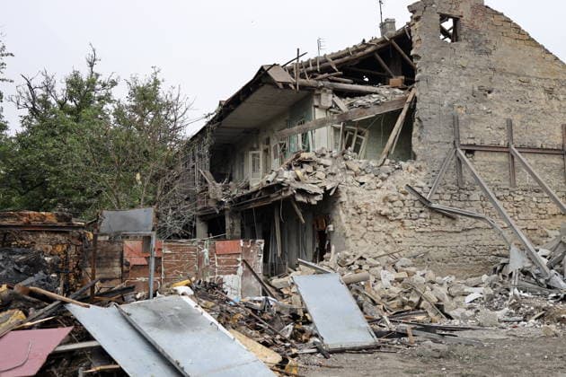 July 22, 2026, Odessa, Ukraine: View of the damaged residential building on Ataman Golovatogo Street. According to city authorities, three people were injured and one was killed as a result of a Russian drone hitting a residential building on Ataman Golovatogo Street. Odessa Ukraine - ZUMAs197 20260722_aaa_s197_052 Copyright: xViacheslavxOnyshchenkox