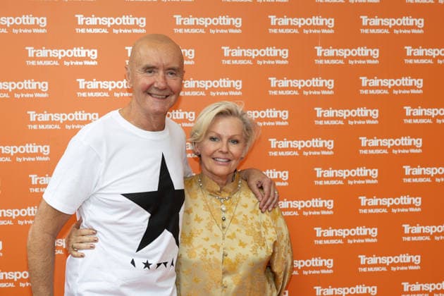 Trainspotting: The Musical Press Night at the Theatre Royal Haymarket, London on 22 July 2026 Irvine Welsh and guest arriving at the press night performance of Trainspotting: The Musical , Credit:Ewelina Stachurska Show Me You Ewelina Stachurska Avalon UK, London, Theatre Royal Haymarket  Copyright: xEwelinaxStachurskaxShowxMexYoux xEwelinaxStachurskax xAvalonx 1117934818