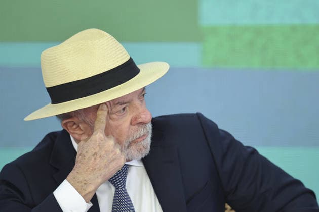 Lula da Silva attends ceremony to enact tariff relief bill in Brazil BRASILIA, BRAZIL - JULY 22: Brazil s President Luiz Inacio Lula da Silva speaks during a ceremony to sign into law a bill establishing a line of credit for companies affected by new tariffs imposed by the U.S. government, at the Planalto Palace in Brasilia, Brazil, July 22, 2026. Mateus Bonomi Anadolu Brasilia Brazil. Editorial use only. Please get in touch for any other usage.  Copyright: x2026xAnadoluxMateusxBonomix
