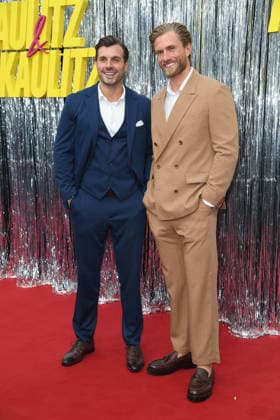 Die Bachelors (Tim Reitz, Sebastian Paul) bei der KAULITZ & KAULITZ STAFFEL 3 PREMIERE im Delphi Filmpalast in Berlin am 22.07.2026 *** Tim Reitz and Sebastian Paul from *The Bachelors* at the premiere of *KAULITZ KAULITZ Season 3* at the Delphi Filmpalast in Berlin on July 22, 2026