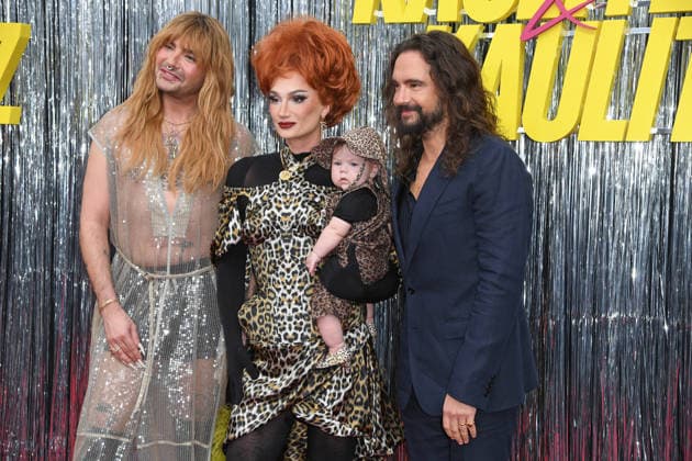 Bill Kaulitz, Candy Crash mit Kind, Tom Kaulitz bei der KAULITZ & KAULITZ STAFFEL 3 PREMIERE im Delphi Filmpalast in Berlin am 22.07.2026 *** Bill Kaulitz, Candy Crash with a child, Tom Kaulitz at the KAULITZ KAULITZ SEASON 3 PREMIERE at the Delphi Filmpalast in Berlin on July 22, 2026