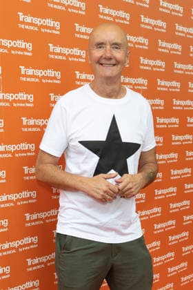 Trainspotting The Musical Press Night in London - 22 Jul 2026 Writer, Irvine Welsh attends Trainspotting The Musical press night at Theatre Royal Haymarket, London. London United Kingdom Copyright: xPhilxLewisx xSOPAxImagesx IrvineWelsh-8048