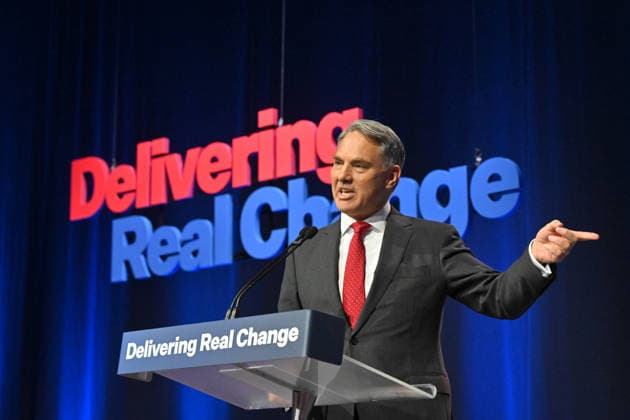 ALP NATIONAL CONFERENCE, Deputy Prime Minister Richard Marles speaks during the 50th Australian Labor Party (ALP) national convention at the Adelaide Convention Centre, in Adelaide, Thursday, July 23, 2026. ( ADELAIDE SOUTH AUSTRALIA AUSTRALIA  Copyright: xMICKxTSIKASx 20260723166460801106