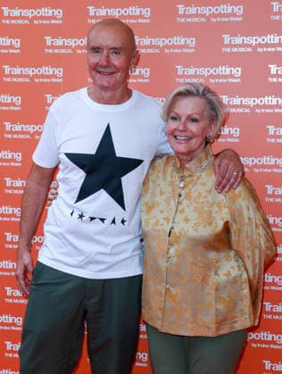 Trainspotting: The Musical West End Opening Night in London, UK - 22 JULY 2026. Irvine Welsh and Caroline Jay Ranger attends the west end opening night of Trainspotting: The Musical at the Theatre Royal Haymarket. London United Kingdom Copyright: xBrettxCovex xSOPAxImagesx IW CJR BDC_4393