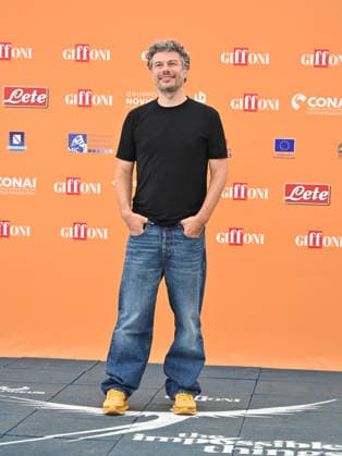 July 22, 2026, Giffoni Valle Piana, Salerno, Italy: Sydney Sibilia at the blu carpet at the 2026 Giffoni Film Festival Giffoni Valle Piana Italy - ZUMAs197 20260722_aaa_s197_429 Copyright: xAntoninoxD™Espositox