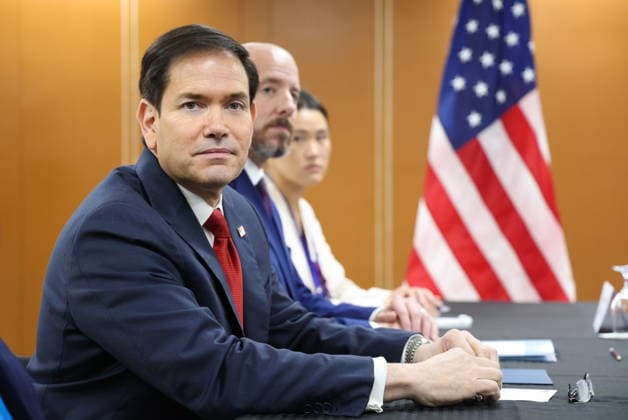 PHILIPPINES, MANILA - JULY 23, 2026: Marco Rubio, US Secretary of State, attends a bilateral meeting with Sergei Lavrov, Foreign Minister of Russia, on the sidelines of ASEAN-led events. Russian Foreign Ministry TASS  95353352