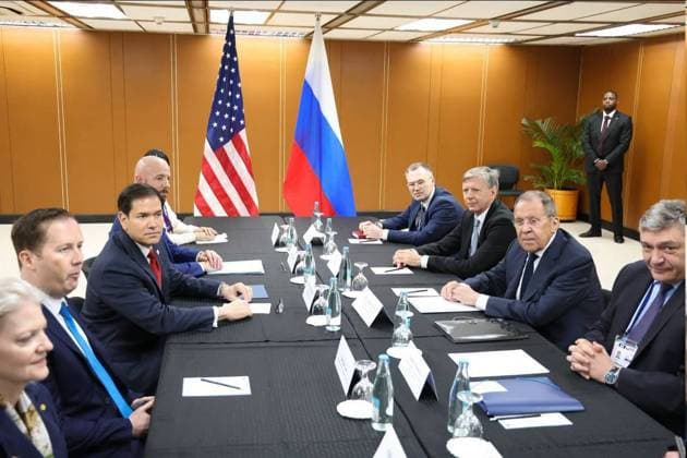 Lavrov and Rubio meet on sidelines of ASEAN foreign ministers meetings Russian Foreign Minister Sergey Lavrov shakes hands with U.S. Secretary of State Marco Rubio during their meeting on the sidelines of the Association of Southeast Asian Nations (ASEAN) Foreign Ministers Meetings in Manila, Philippines, on July 23, 2026. Photo by Russian Foreign Ministry s official apaimages Russia Russia Russian Federation 230726_Philippines_RPO_00(2) Copyright: xapaimagesxRussianxForeignxMinistry sxofficialx xapaimagesx