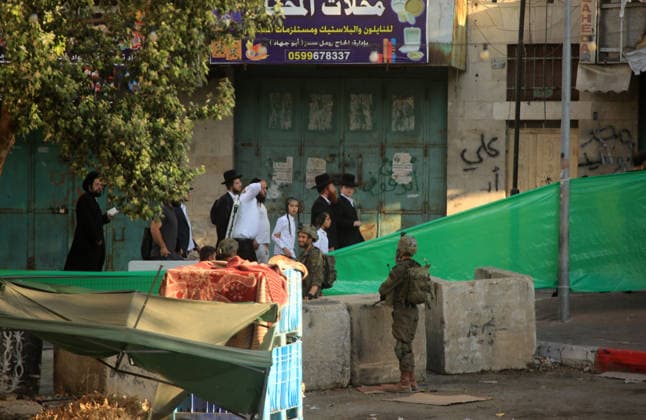 Israeli security forces deploy in Hebron city center Members of the Israeli security forces deploy in the Bab al-Zawiya area in the center of the West Bank city of Hebron on July 23, 2026, while closing streets and restricting the movement of Palestinians to secure the entry of Israeli settlers into the area, according to witnesses. Residents said the measures disrupted daily movement and forced a number of shops to close during the settlers visit. Photo by Mamoun Wazwaz apaimages Hebron West Bank Palestinian Territory 230726_Hebron_MW_00(7) Copyright: xapaimagesxMamounxWazwazx xapaimagesx